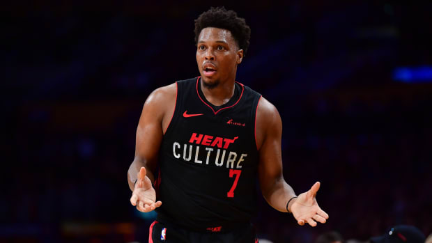 Former Miami Heat guard Kyle Lowry.